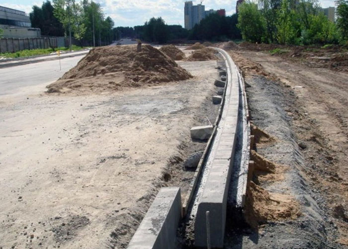 Установка бордюров